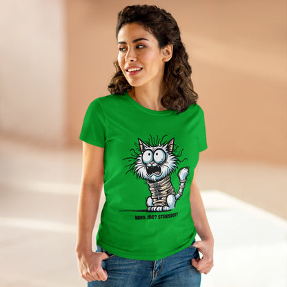 Funny Stress Relief T-Shirt for Women | Anti-Stress Cotton Tee | Relax & Unwind Women's Tee | Humorous Stress Relief Tee