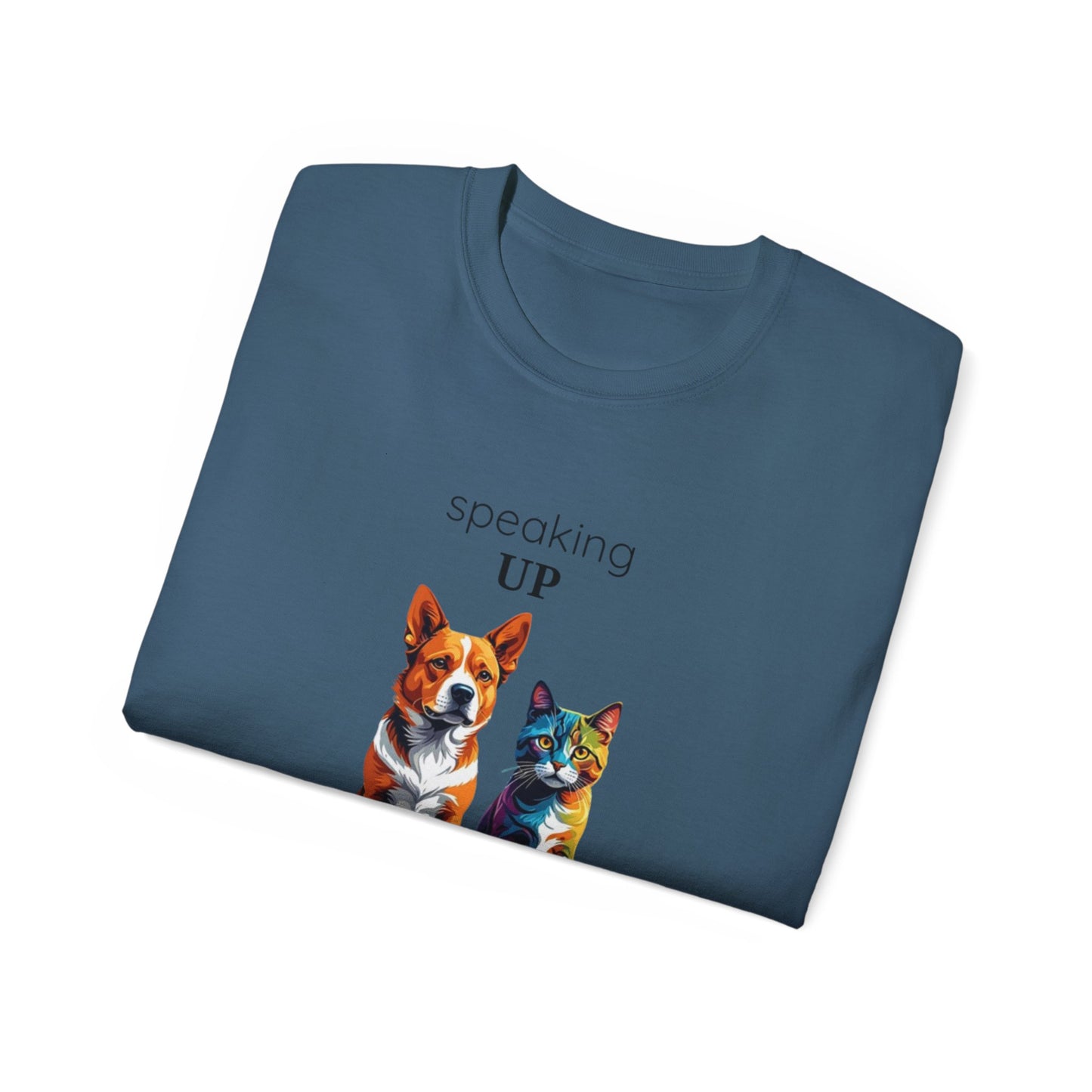 Animal Rescue Tee | Speak Up for Animal Rights | Save & Protect Animals Tee |