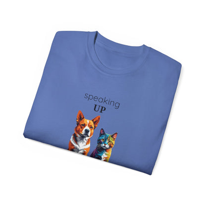 Animal Rescue Tee | Speak Up for Animal Rights | Save & Protect Animals Tee |