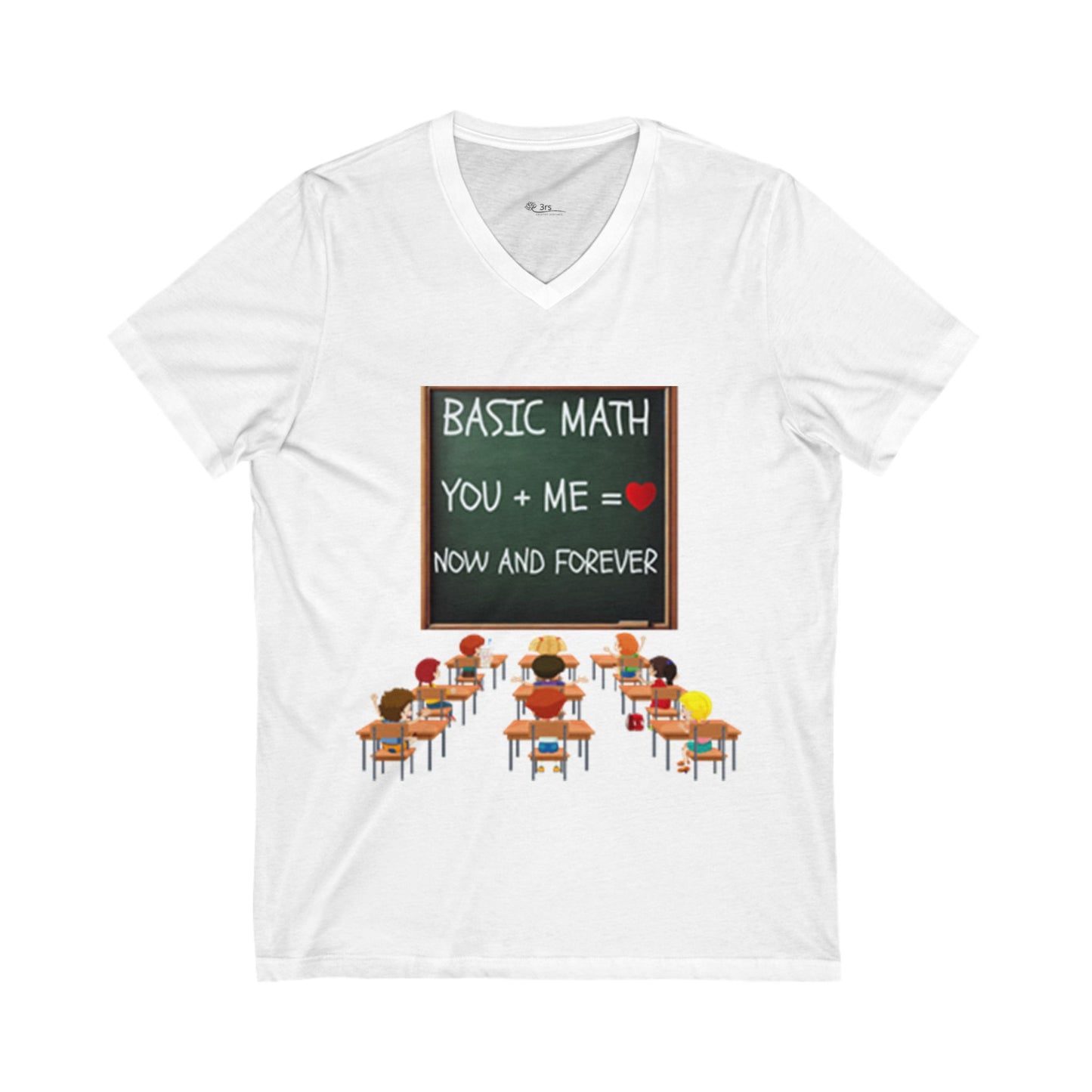 Valentine’s Day V-Neck T-Shirt for Men & Women – Short Sleeve Couples Tee Gift | Romantic Short Sleeve Shirt for Him and Her