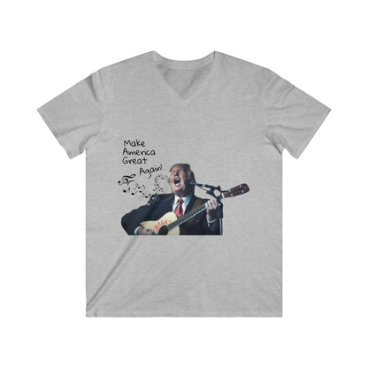 Trump V-Neck T-Shirt | MAGA Tee | Make America Great Again Shirt | Pro-Trump | Conservative Political Gift