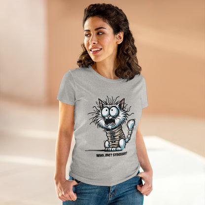 Funny Stress Relief T-Shirt for Women | Anti-Stress Cotton Tee | Relax & Unwind Women's Tee | Humorous Stress Relief Tee