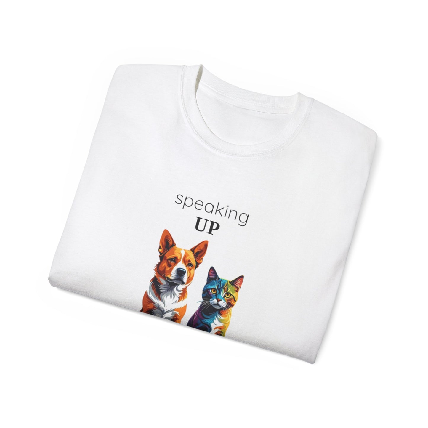 Animal Rescue Tee | Speak Up for Animal Rights | Save & Protect Animals Tee |