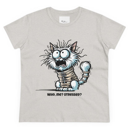Funny Stress Relief T-Shirt for Women | Anti-Stress Cotton Tee | Relax & Unwind Women's Tee | Humorous Stress Relief Tee