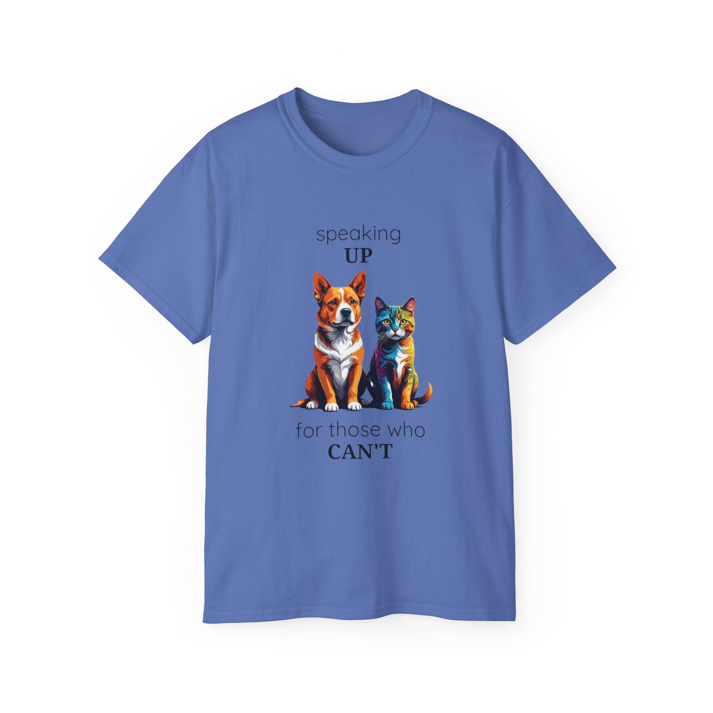 Animal Rescue Tee | Speak Up for Animal Rights | Save & Protect Animals Tee |
