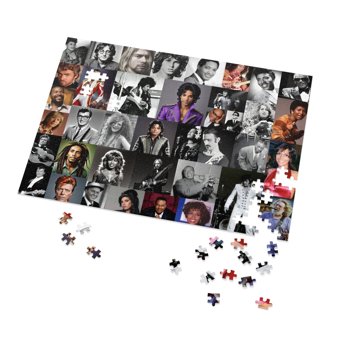 Music Star Jigsaw Puzzle - Memorial Puzzle of Beloved Artists, Perfect Gift for Music Fans