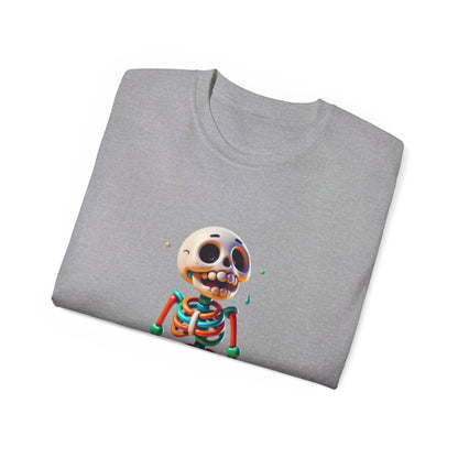 Funny Skeleton Workout Tee | Humor Gift for Gym Lovers, Fitness Apparel, Gym Shirt, Halloween Costume, Skeleton T-Shirt