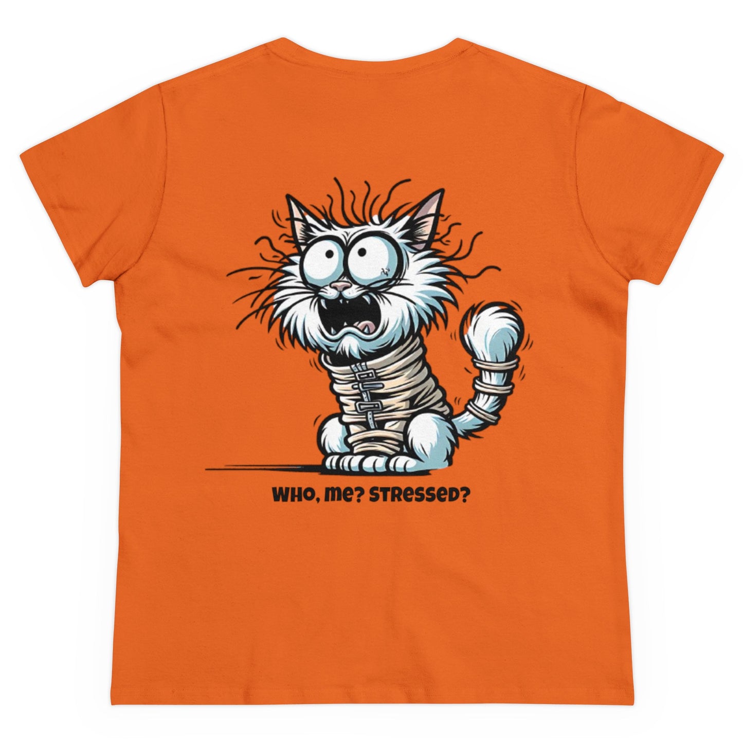 Funny Stress Relief T-Shirt for Women | Anti-Stress Cotton Tee | Relax & Unwind Women's Tee | Humorous Stress Relief Tee