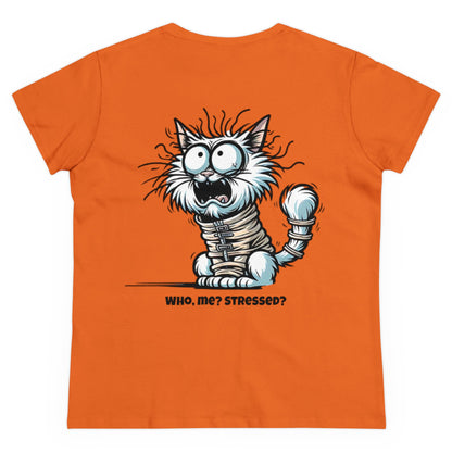 Funny Stress Relief T-Shirt for Women | Anti-Stress Cotton Tee | Relax & Unwind Women's Tee | Humorous Stress Relief Tee