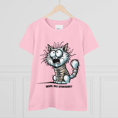 Funny Stress Relief T-Shirt for Women | Anti-Stress Cotton Tee | Relax & Unwind Women's Tee | Humorous Stress Relief Tee