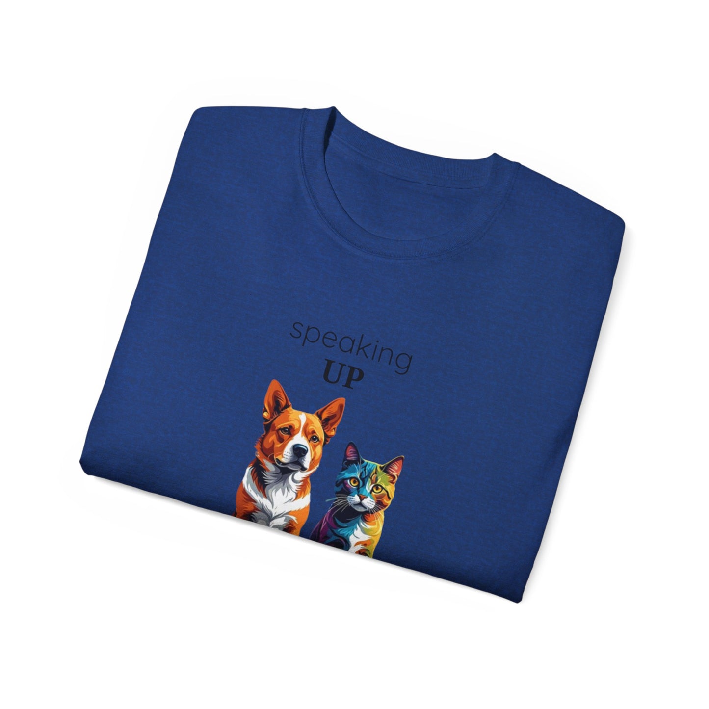 Animal Rescue Tee | Speak Up for Animal Rights | Save & Protect Animals Tee |