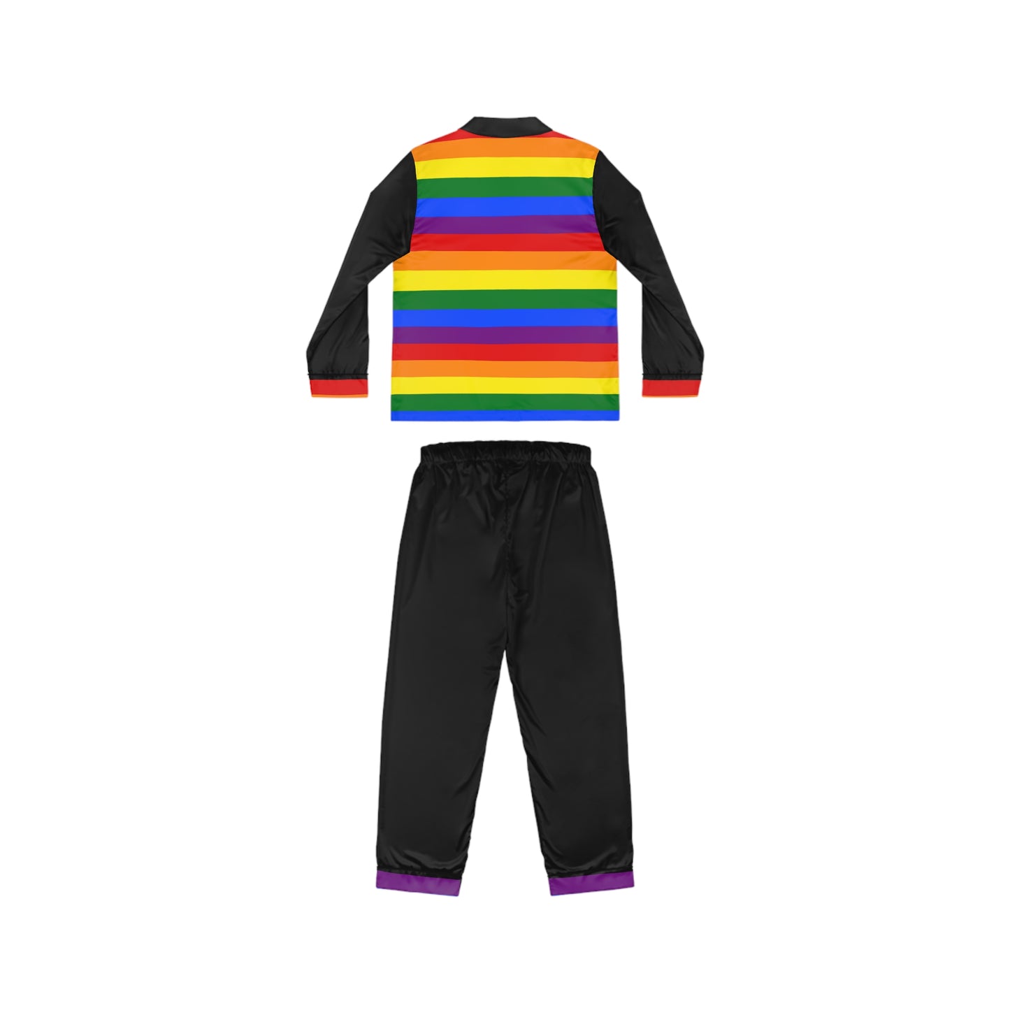Women's Satin Pajama Set – Luxury Silky LGBTQ Sleepwear, Elegant Nightwear, Gift for Her