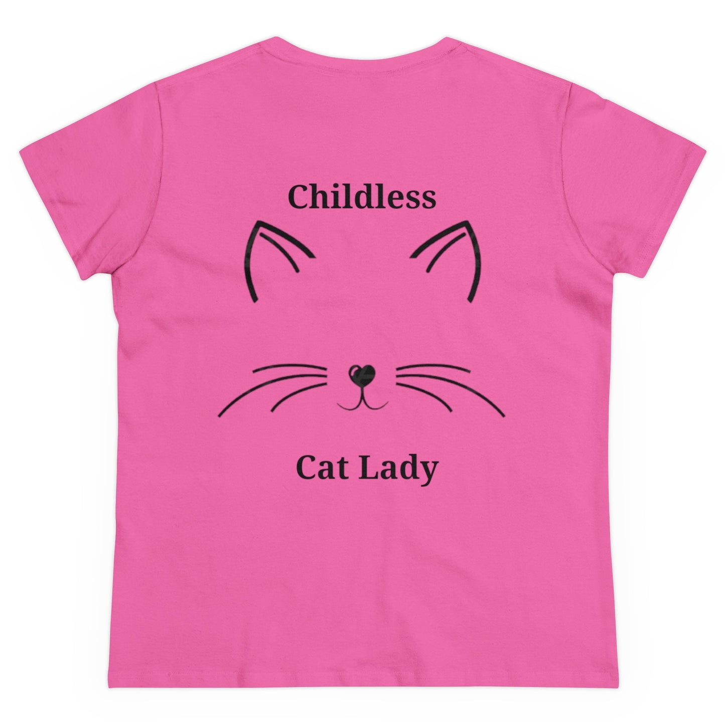 Childless Cat Lady Political T-shirt | Kamala Harris Supporter Tee for Women | Feminist & Cat Lover Shirt