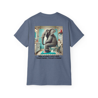Funny Elephant T-Shirt for Men, Women, and Kids | Cute Animal Tee | Elephant Lover Gift Idea | Hilarious Animal Lover Tee for All Ages