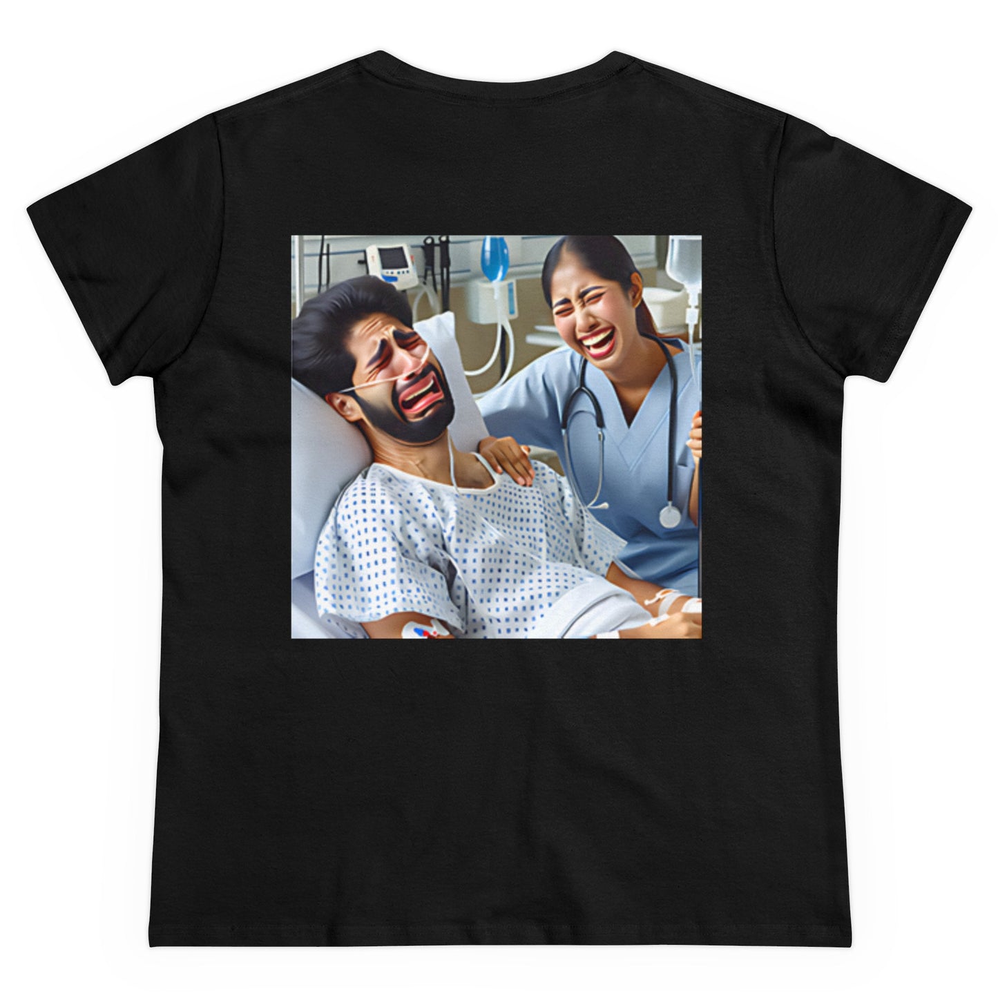 If Men Had Periods T-Shirt | Custom Cotton Slim Fit Tee for Women | Trendy Personalized Short Sleeve Shirt