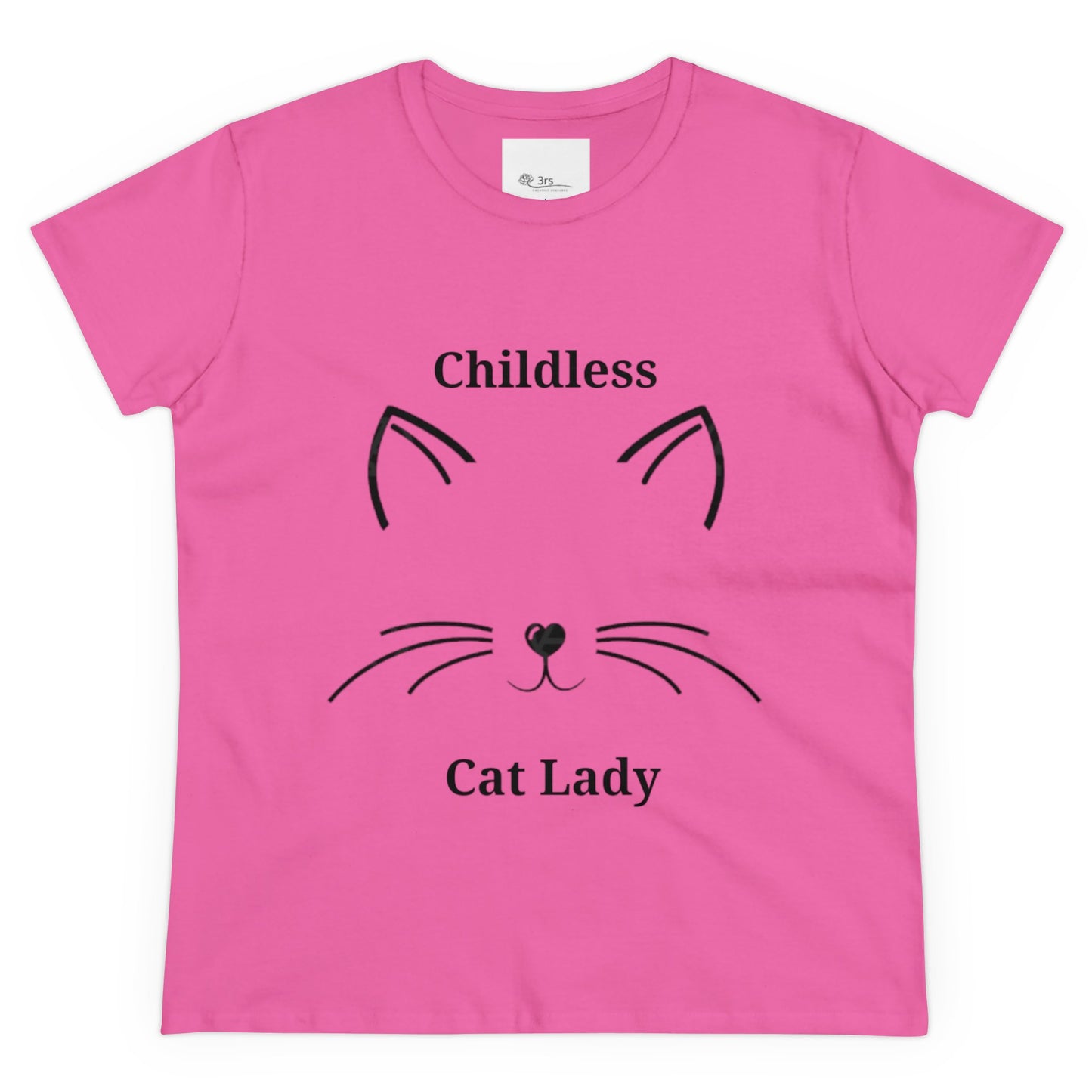 Childless Cat Lady Political T-shirt | Kamala Harris Supporter Tee for Women | Feminist & Cat Lover Shirt