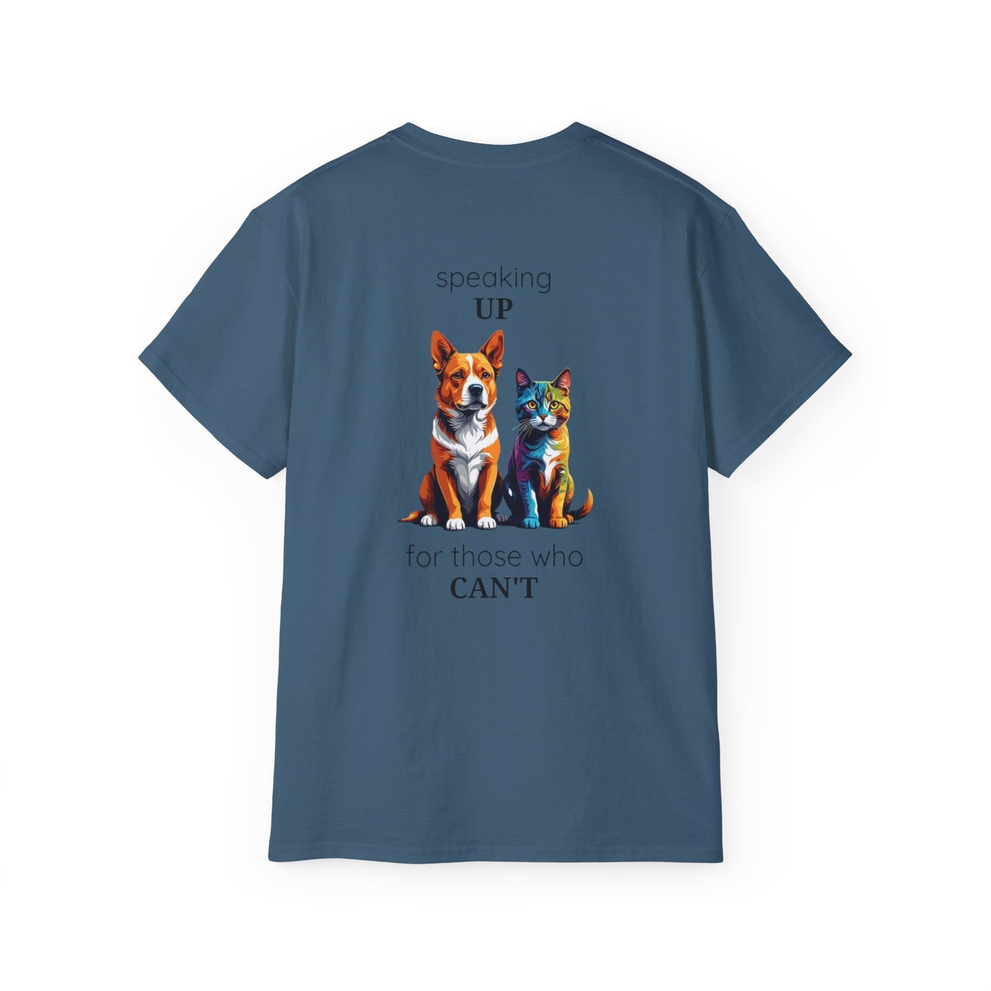 Animal Rescue Tee | Speak Up for Animal Rights | Save & Protect Animals Tee |