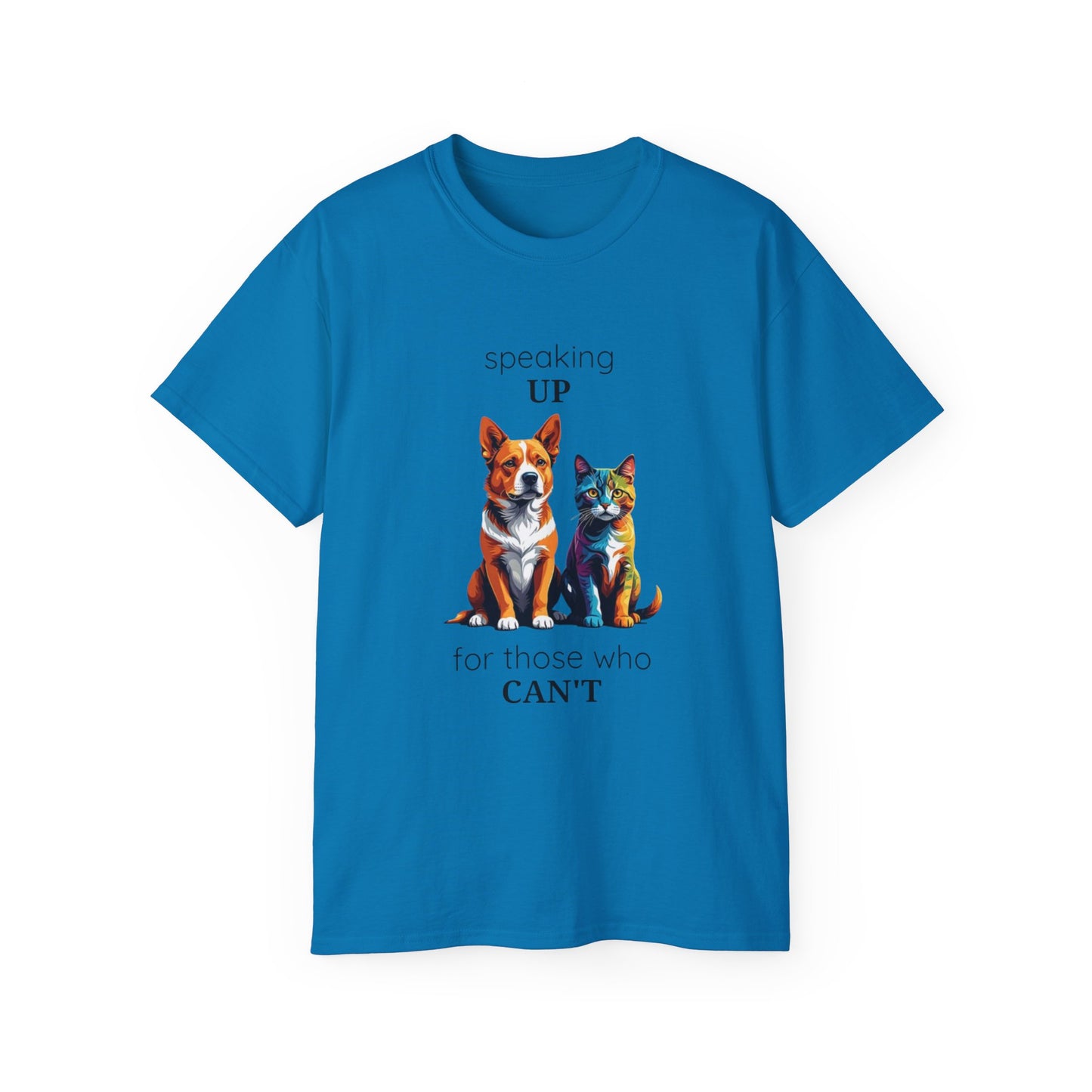 Animal Rescue Tee | Speak Up for Animal Rights | Save & Protect Animals Tee |