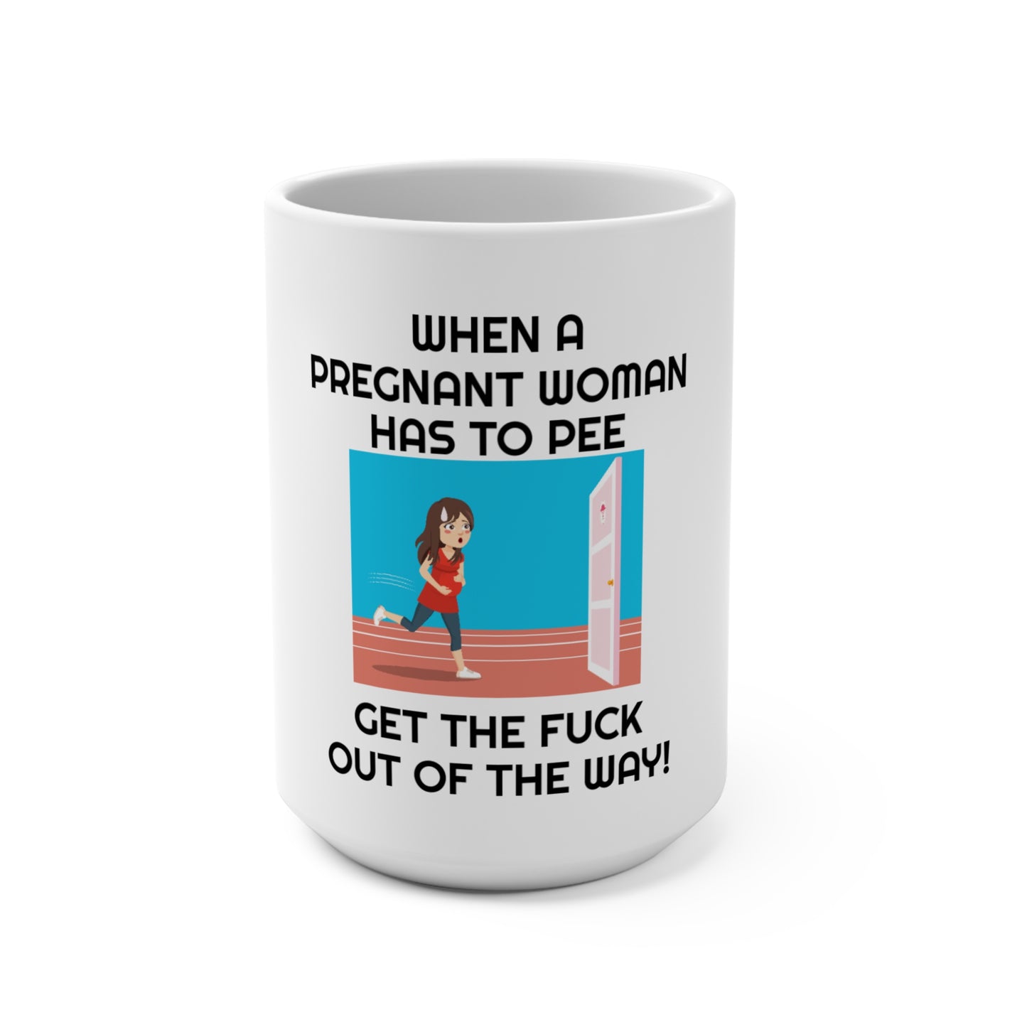 Funny Pregnancy Mug for Pregnant Women | Ceramic Coffee Cup Gift for New Mom and Dad | Expecting Parents Mug
