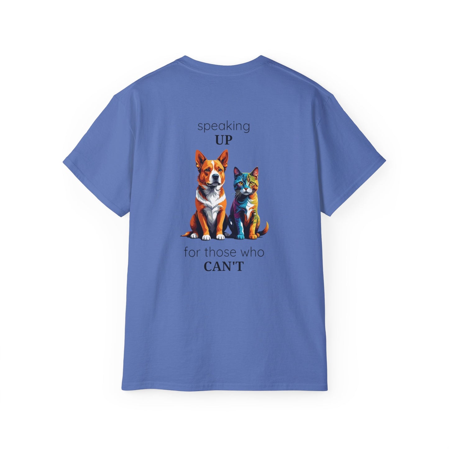 Animal Rescue Tee | Speak Up for Animal Rights | Save & Protect Animals Tee |