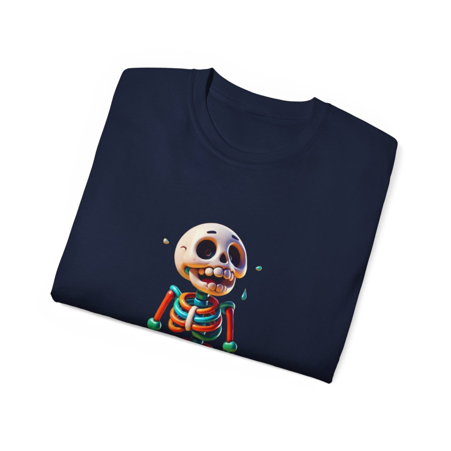 Funny Skeleton Workout Tee | Humor Gift for Gym Lovers, Fitness Apparel, Gym Shirt, Halloween Costume, Skeleton T-Shirt