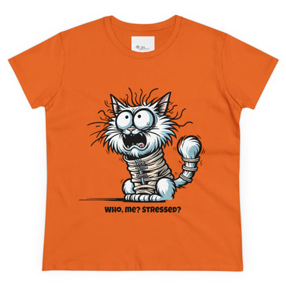 Funny Stress Relief T-Shirt for Women | Anti-Stress Cotton Tee | Relax & Unwind Women's Tee | Humorous Stress Relief Tee