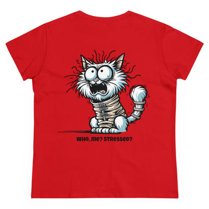 Funny Stress Relief T-Shirt for Women | Anti-Stress Cotton Tee | Relax & Unwind Women's Tee | Humorous Stress Relief Tee