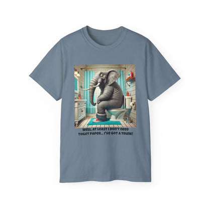 Funny Elephant T-Shirt for Men, Women, and Kids | Cute Animal Tee | Elephant Lover Gift Idea | Hilarious Animal Lover Tee for All Ages
