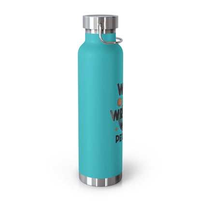 Eco-Friendly Stainless Steel WTF Water Bottle – Customizable Insulated Thermos for Gym & Outdoors, Perfect Gift for Him, Her, Dad, or Mom