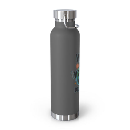Eco-Friendly Stainless Steel WTF Water Bottle – Customizable Insulated Thermos for Gym & Outdoors, Perfect Gift for Him, Her, Dad, or Mom