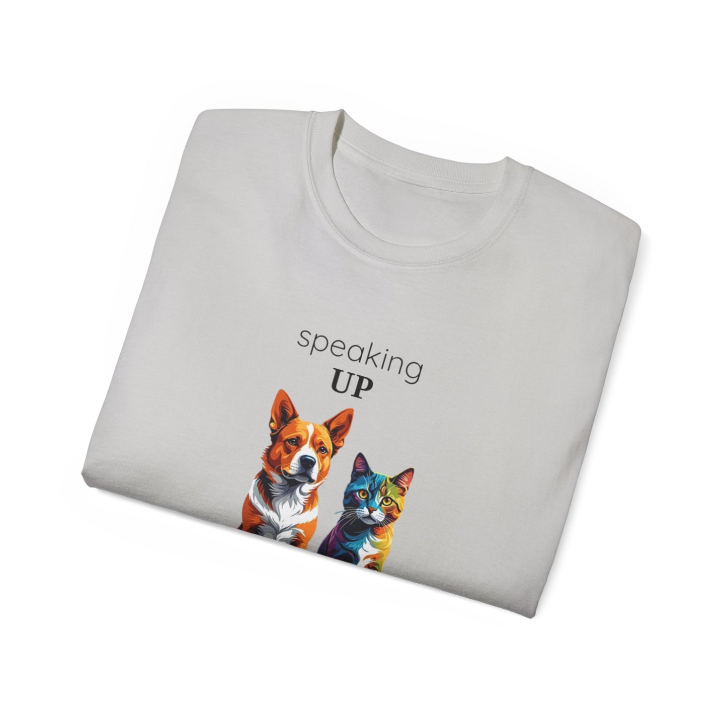 Animal Rescue Tee | Speak Up for Animal Rights | Save & Protect Animals Tee |