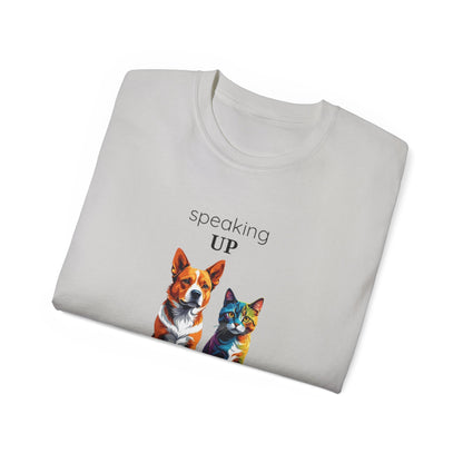 Animal Rescue Tee | Speak Up for Animal Rights | Save & Protect Animals Tee |
