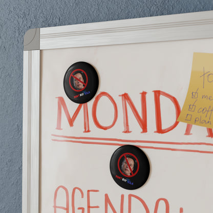 Anti Tesla Magnet - 'Don't Buy Tesla' | Political Decor - Perfect for Fridges, Offices | Anti Elon Musk Accessories |