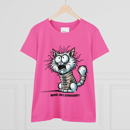 Funny Stress Relief T-Shirt for Women | Anti-Stress Cotton Tee | Relax & Unwind Women's Tee | Humorous Stress Relief Tee
