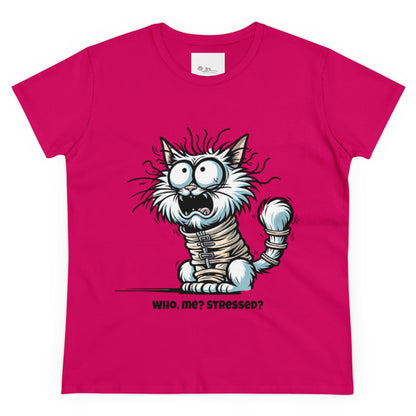 Funny Stress Relief T-Shirt for Women | Anti-Stress Cotton Tee | Relax & Unwind Women's Tee | Humorous Stress Relief Tee