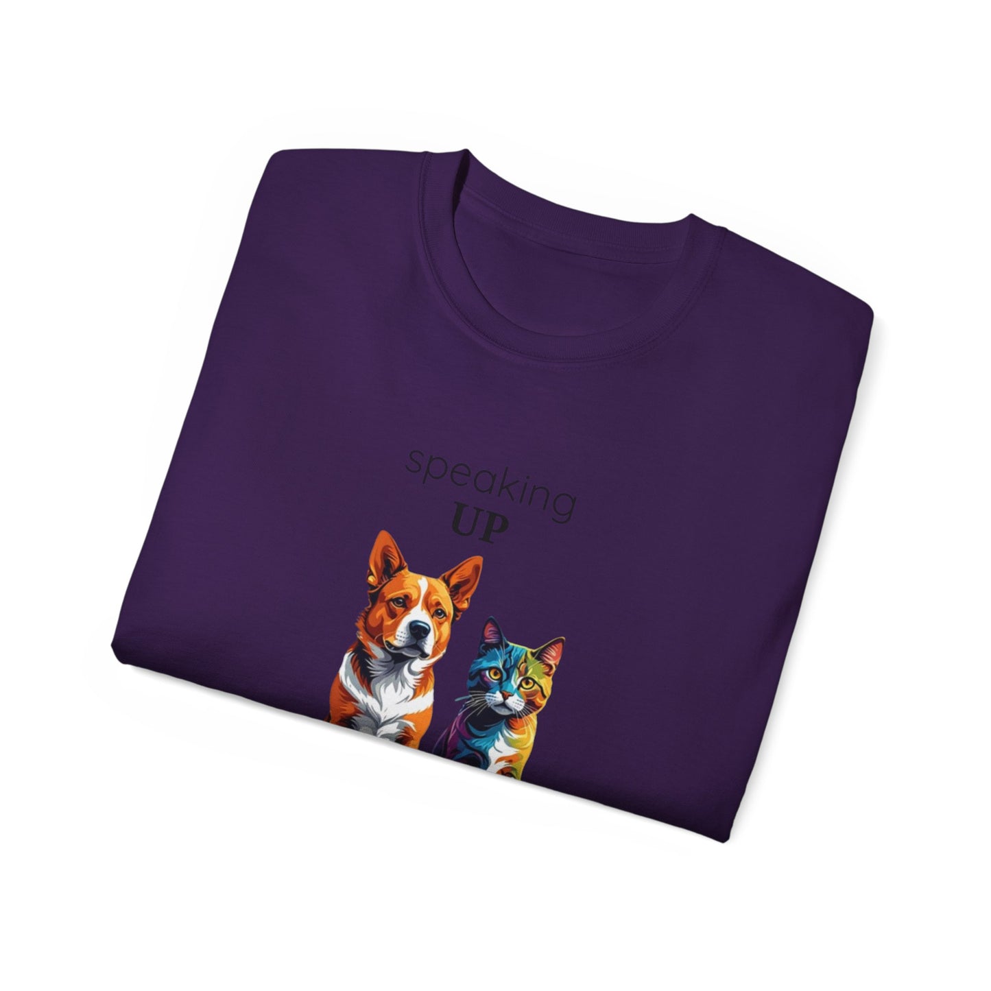 Animal Rescue Tee | Speak Up for Animal Rights | Save & Protect Animals Tee |