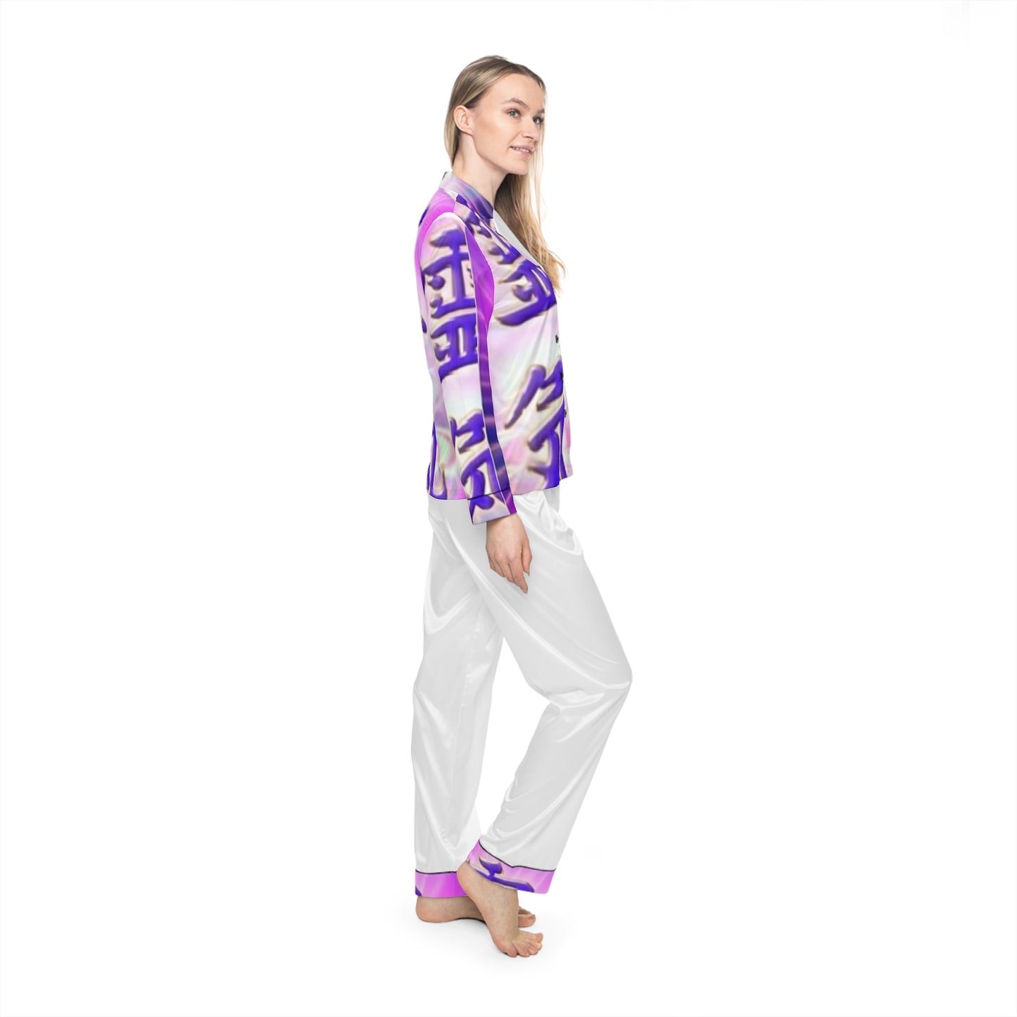 Women's Satin Pajama Set – Luxury Silky Sleepwear, Elegant Nightwear, Gift for Her