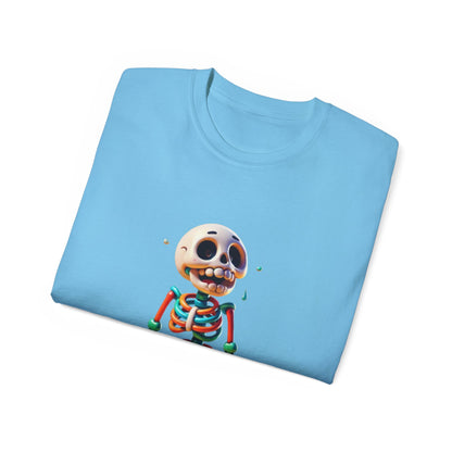 Funny Skeleton Workout Tee | Humor Gift for Gym Lovers, Fitness Apparel, Gym Shirt, Halloween Costume, Skeleton T-Shirt