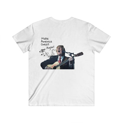 Trump V-Neck T-Shirt | MAGA Tee | Make America Great Again Shirt | Pro-Trump | Conservative Political Gift