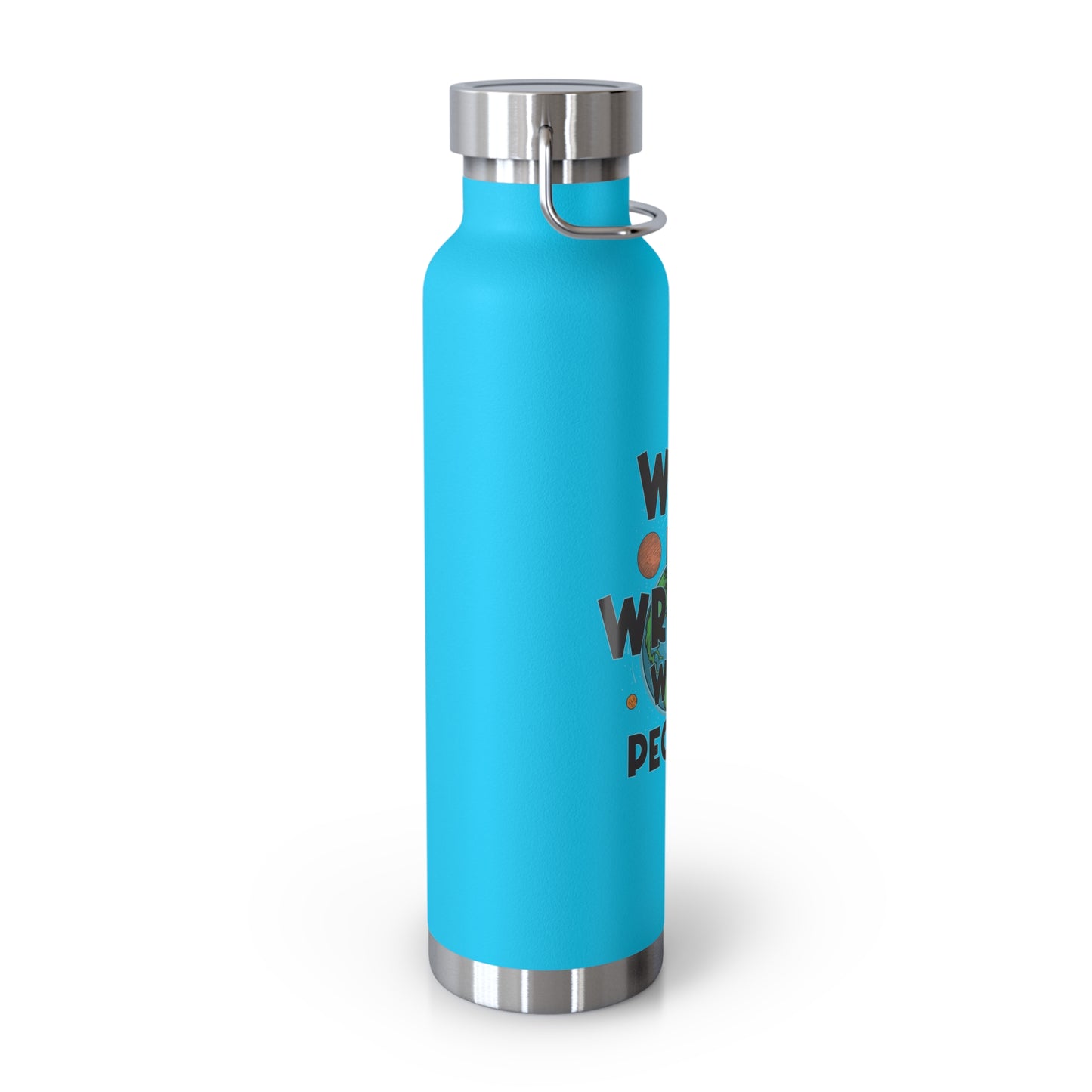 Eco-Friendly Stainless Steel WTF Water Bottle – Customizable Insulated Thermos for Gym & Outdoors, Perfect Gift for Him, Her, Dad, or Mom
