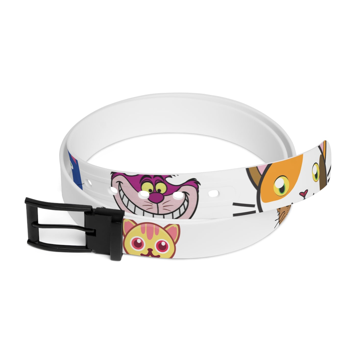 Personalized Cat Lover Leather Belt | Adjustable Cat Owner Gift