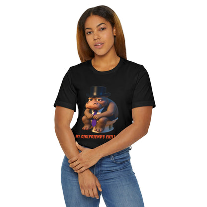 Funny Unisex Jersey T-Shirt: My Girlfriend's Chili Shirt, Humor Tee, Gift for Friends, Birthday Present, Casual Wear