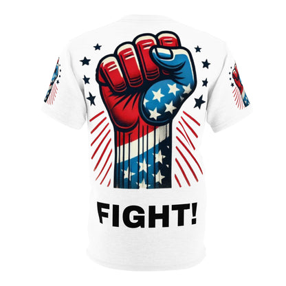 Patriotic Protest T-shirt | Unisex American Flag Tee | Bold Graphic Shirt | Independence Day Apparel | 4th of July Gift |