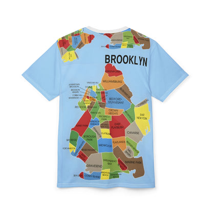 Brooklyn Map T-Shirt | Urban Streetwear for Men & Women | NYC Streetwear Shirt | T-shirts for Brooklyn locals and NYC enthusiasts |