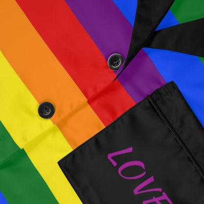 Women's Satin Pajama Set – Luxury Silky LGBTQ Sleepwear, Elegant Nightwear, Gift for Her