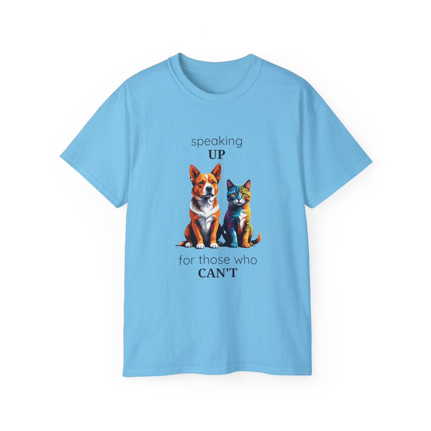 Animal Rescue Tee | Speak Up for Animal Rights | Save & Protect Animals Tee |