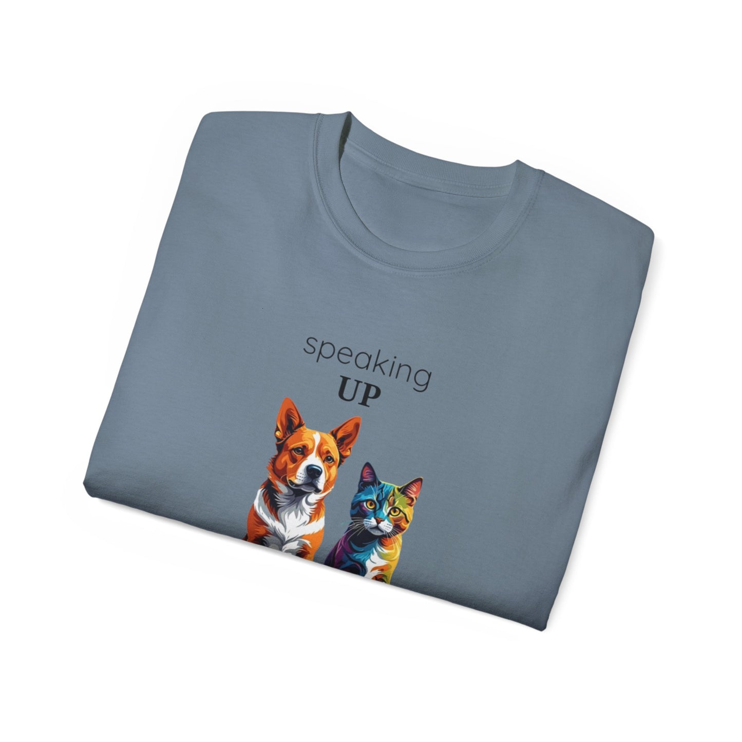 Animal Rescue Tee | Speak Up for Animal Rights | Save & Protect Animals Tee |