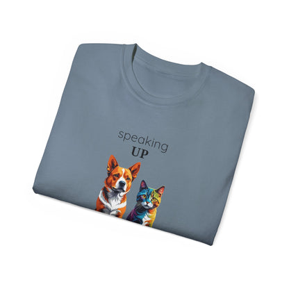 Animal Rescue Tee | Speak Up for Animal Rights | Save & Protect Animals Tee |