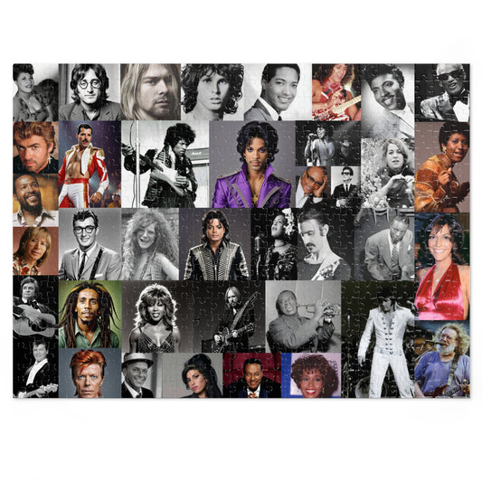 Music Star Jigsaw Puzzle - Memorial Puzzle of Beloved Artists, Perfect Gift for Music Fans