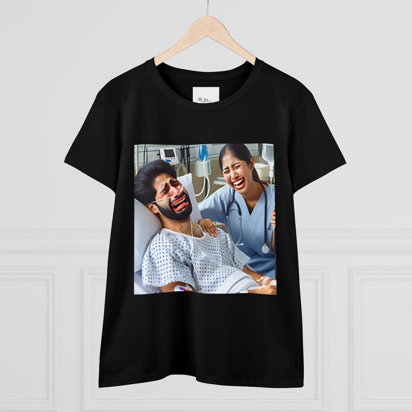 If Men Had Periods T-Shirt | Custom Cotton Slim Fit Tee for Women | Trendy Personalized Short Sleeve Shirt